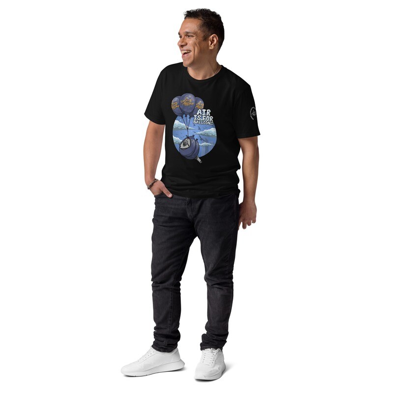 Air is for Balloons T-shirt Black