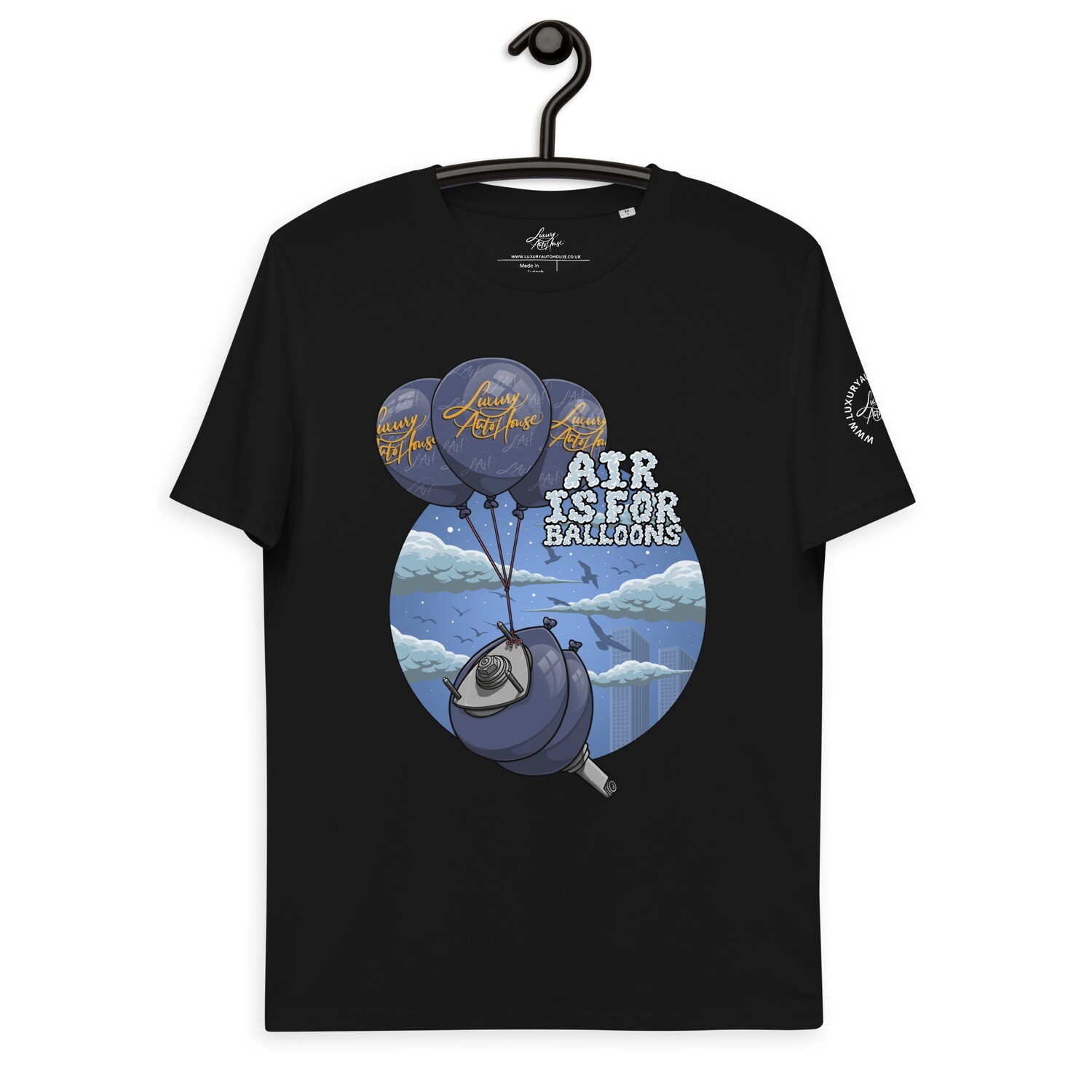 Air is for Balloons T-shirt Black