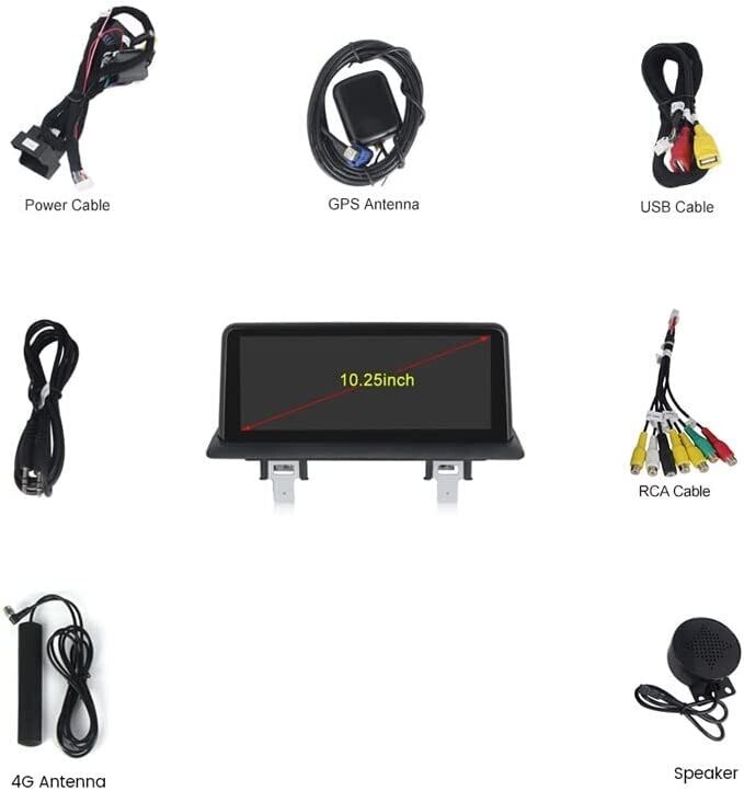 BMW 1 Series E81 E82 E87 E88 2004 - 2013 Android 11 Multimedia Player (With No original screen)