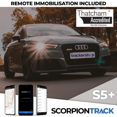 Scorpion S5+ with Immobilisation Insurance Approved Car Tracker