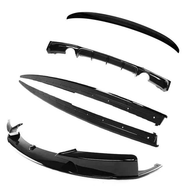 BMW 3 SERIES F30 GLOSS BLACK FULL KIT (DUAL EXHAUST)