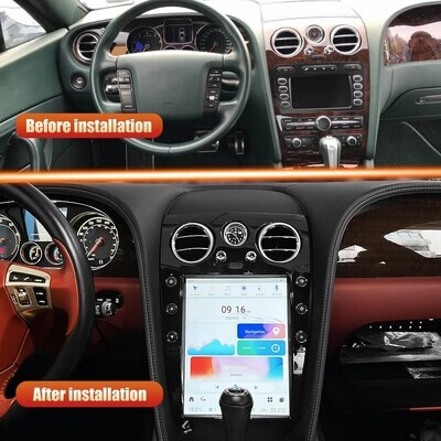 Bentley Continental GT, Speed, Supersport,  2003-2019 Android 11 Tesla Style Screen 12.1 Inch GEN2