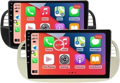 Fiat 500 2007-2014  Carplay Android 9″ Touch Screen Multimedia Player