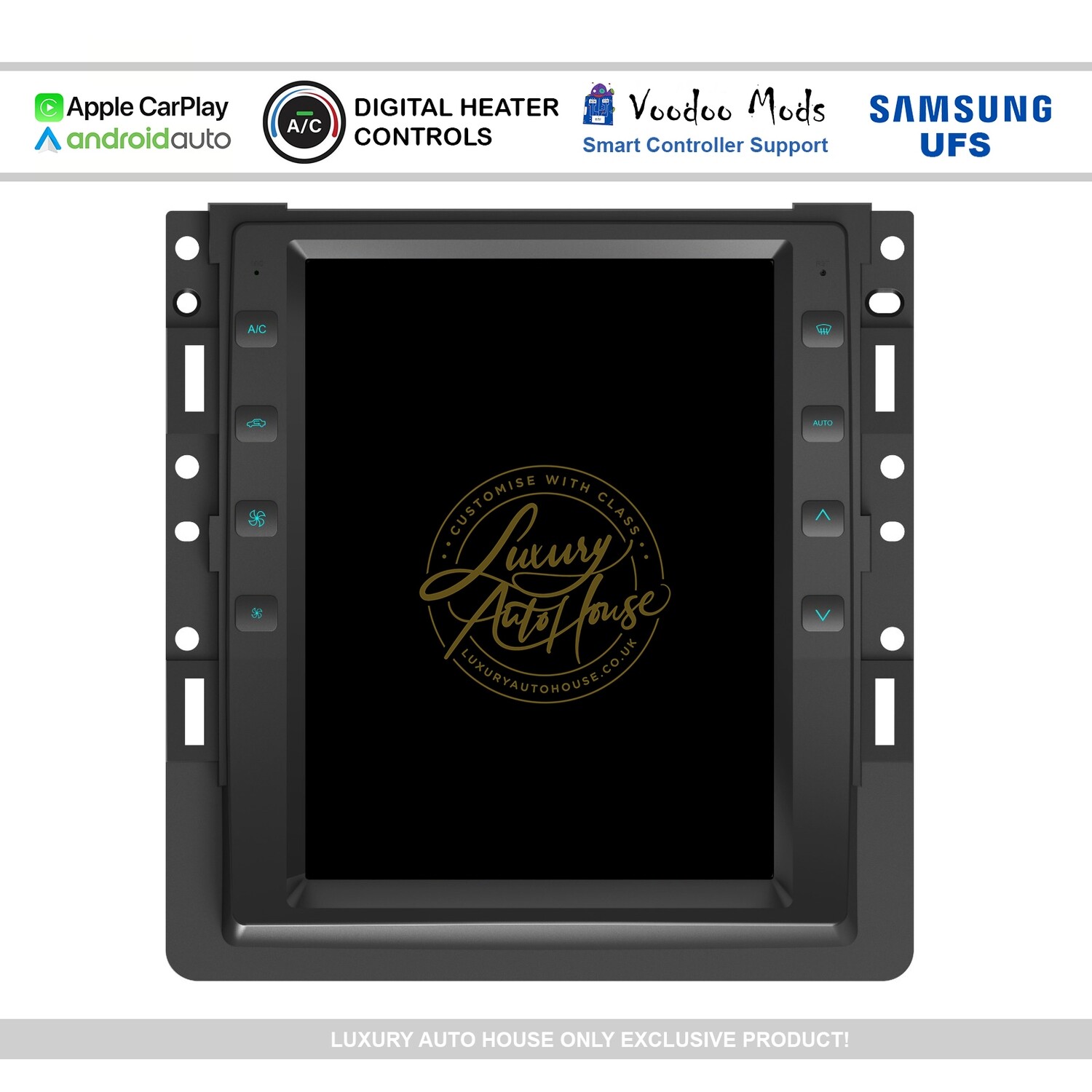 C6 Corvette Tesla Style Android Media Screen