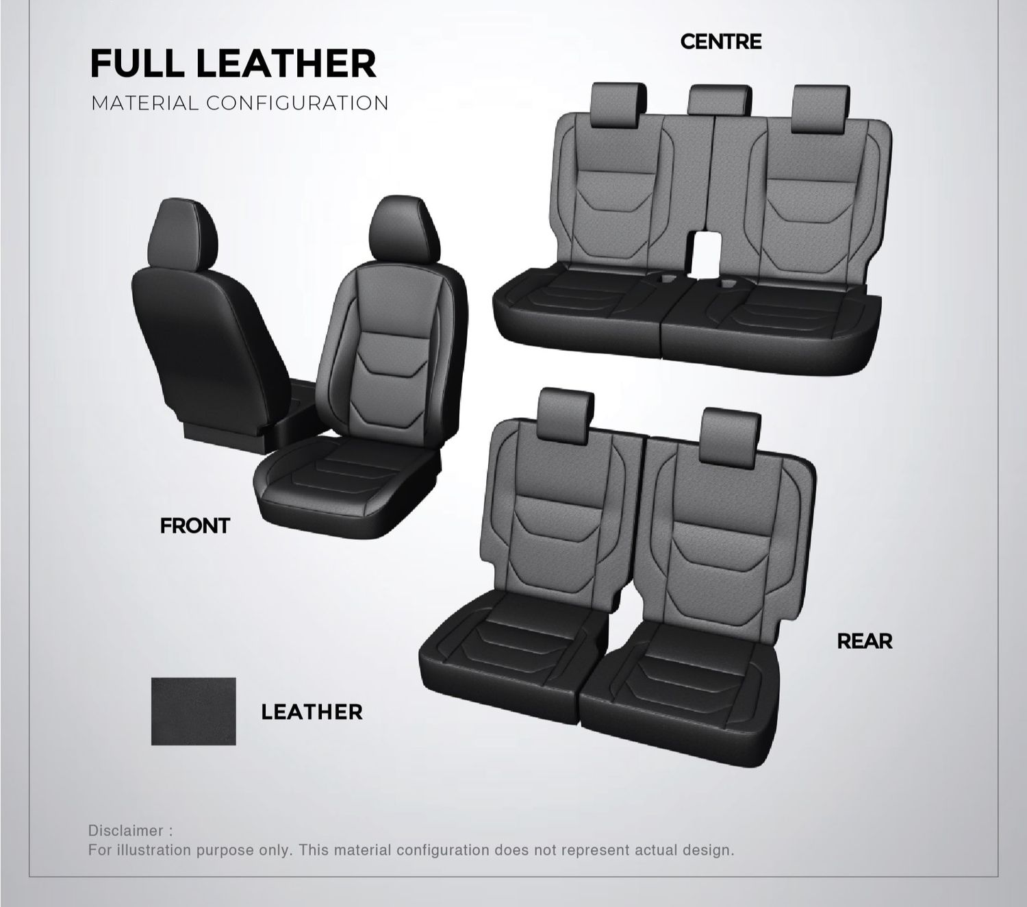 Ford Ranger Custom Full interior Upholstery 2012-2021