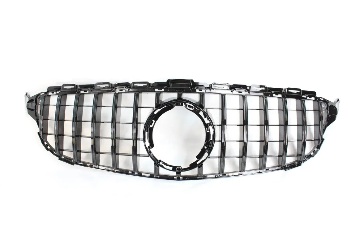 MERCEDES W205 C CLASS 2014-2018 BLACK GRILLE (WITHOUT CAMERA)