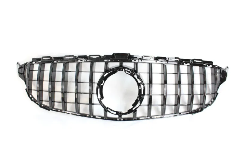 MERCEDES W205 C CLASS 2014-2018 BLACK GRILLE (WITHOUT CAMERA)