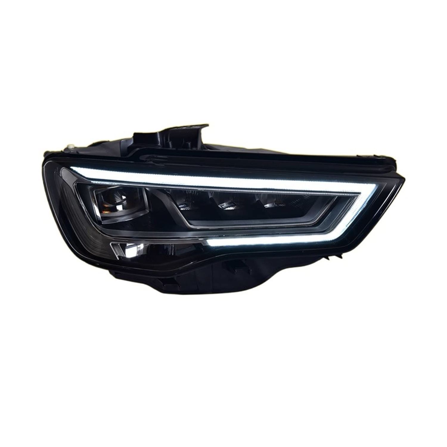 Audi A3 Headlights 2014-2016 A3 8V LED Headlight Projector Lens &amp; DRL