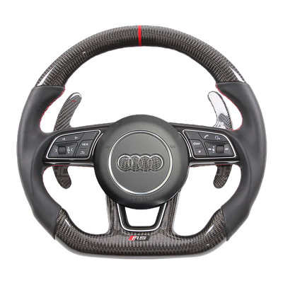 Audi RS3 RS4 RS5 S3 S4 S5 carbon fiber steering wheel