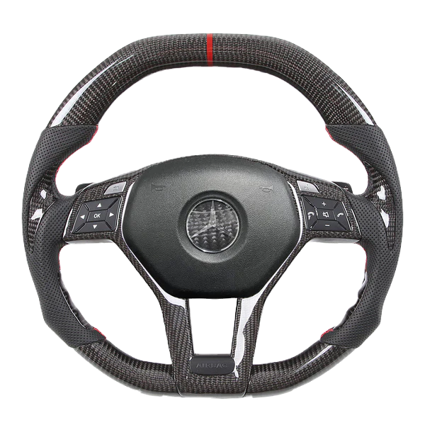 X156 X204 C117,X117 W218,X218 R231 Class:GLA GLK CLA CLS SL carbon fiber steering wheel