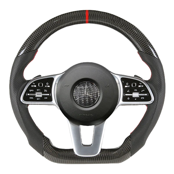 W205,S205 W213 N293 W24 C117,X117 C238,A238 C257 Class:C E EQC B CLA GLE GLS carbon fiber steering wheel