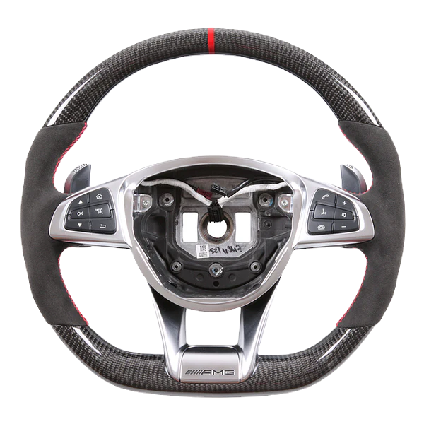 Mercedes Benz AMG 2016 + carbon fiber steering wheel