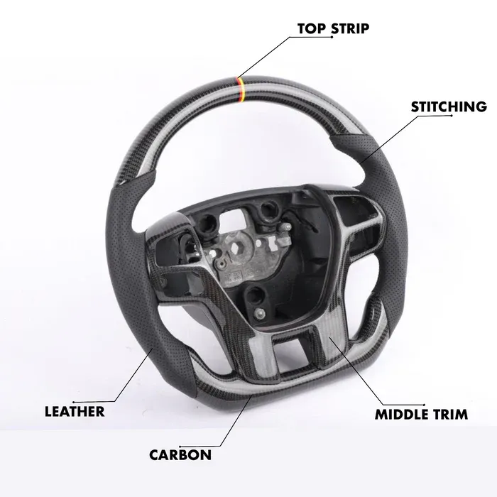 FORD RANGER WILDTRAK/EVEREST STYLE carbon fiber steering wheel