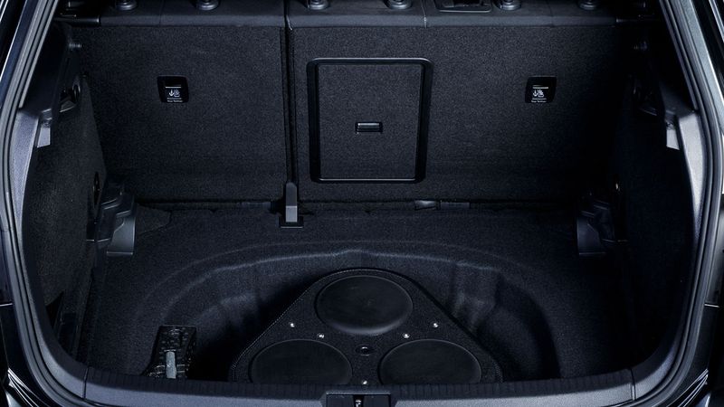 Black Air Wheel Well Triple 8 Inch Passive Radiator Active Subwoofer Enclosure