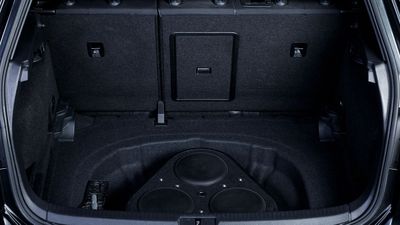 Black Air Wheel Well Triple 8 Inch Passive Radiator Active Subwoofer Enclosure