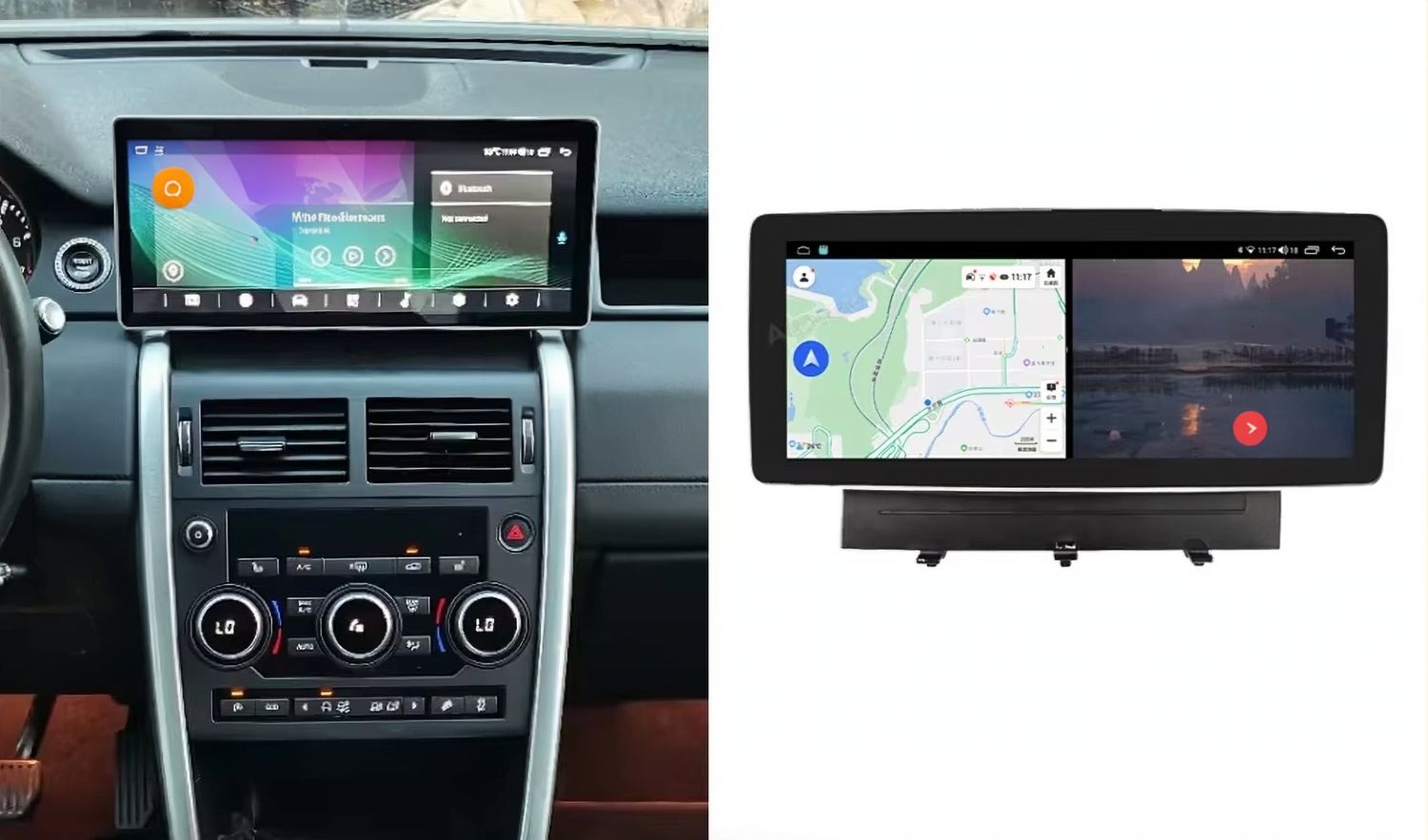 12.3 Land Rover Discovery Sport 5 L550 2015-2019 Multimedia Kit with Carplay and climate controls.