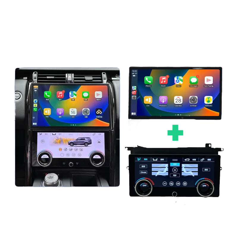 13"  Land Rover Discovery 5 L462 2017-2021 Multimedia Kit with Carplay and climate controls.