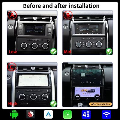 13"  Land Rover Discovery 5 L462 2017-2021 Multimedia Kit with Carplay and climate controls.