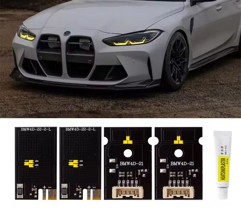 CSL Yellow DRL LED Modules Board Set Replacement for BMW M3 G80 M4 G82 G83 G22