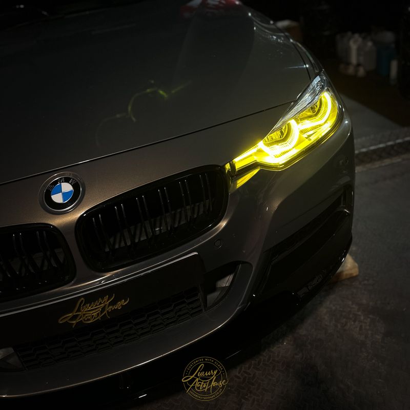 BMW M3 M4 CSL F80 F82 F83 F32 F36 F33 LCI 2017-2019 Yellow DRL LED boards