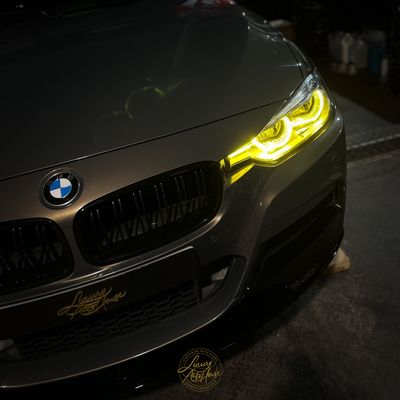 BMW M3 M4 CSL F80 F82 F83 F32 F36 F33 LCI 2017-2019 Yellow DRL LED boards