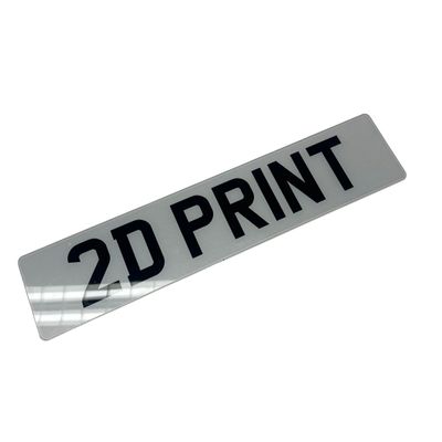 2D Standard UK Legal Number Plate 2D Standard UK Legal Number Plate