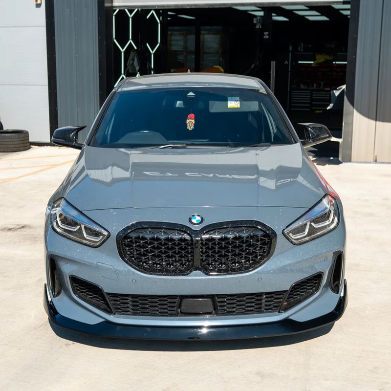 BMW F40 1 SERIES GLOSS BLACK SPLITTER