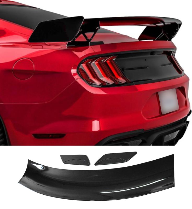 VICREZ GT500 STYLE GLOSS BLACK SPOILER FOR FORD MUSTANG 15-20