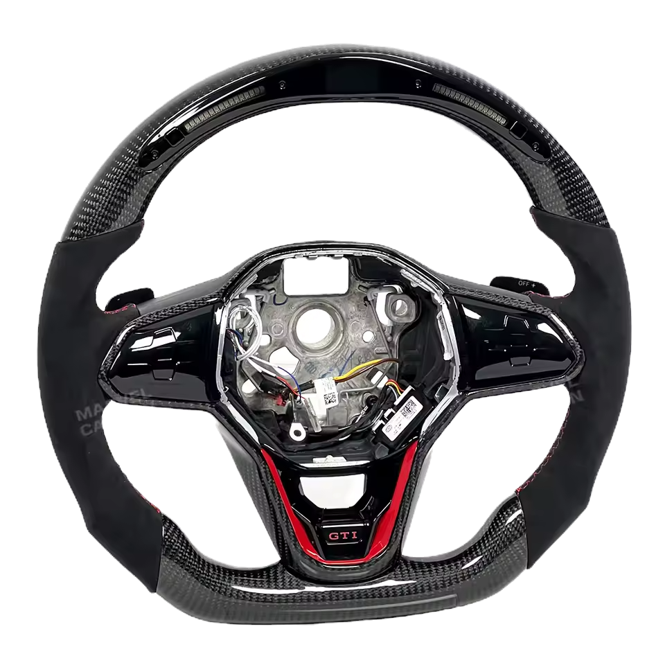Volkswagen GTI Golf 8 Golf R MK8 VW B8 Carbon Fiber Steering Wheel