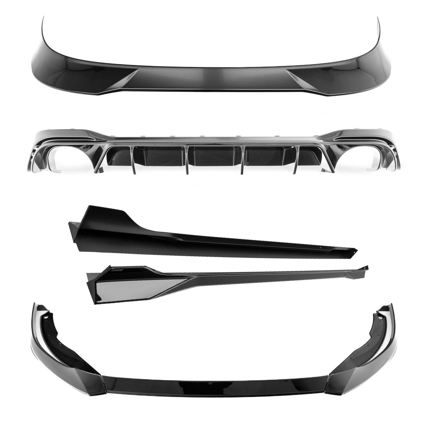 VW Golf GTI Mk8 Gloss Black Body Kit by ZAERO (2020-2024)