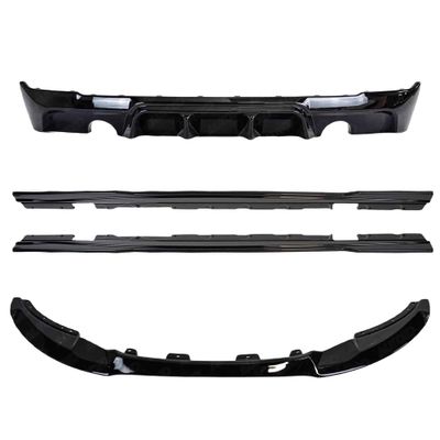 BMW M235i &amp; M240i F22 F23 EVO-1 Gloss Black Body Kit by ZAERO (2014-2019)