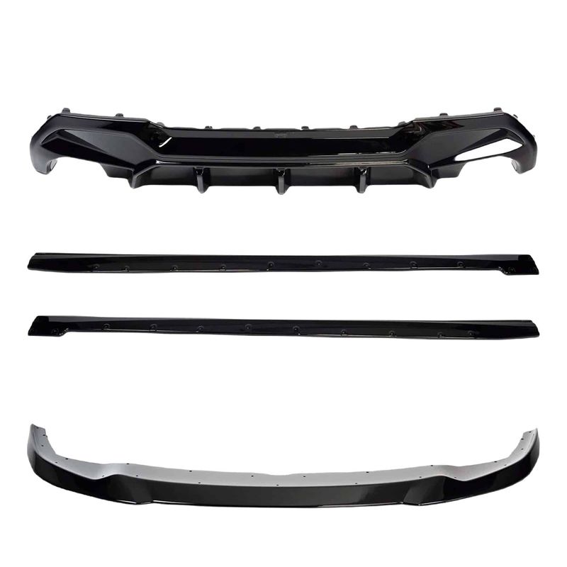 BMW 1 Series 116i, 116d, 118i &amp; 118i F40 EVO-1 Gloss Black Body Kit by ZAERO (2019-2024)