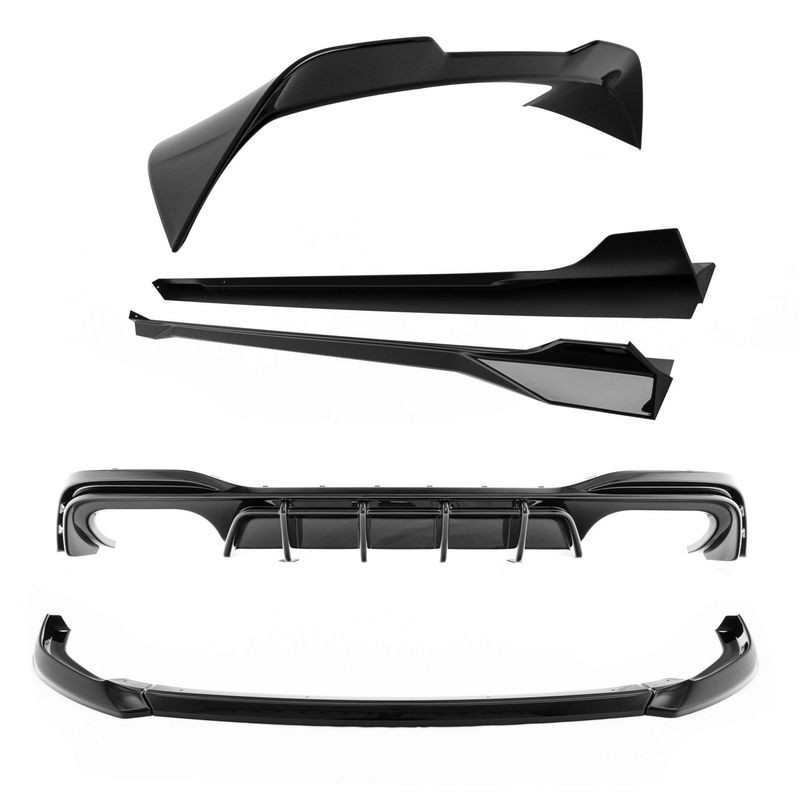 VW Golf R Mk8 Gloss Black Body Kit by ZAERO (2020-2024)