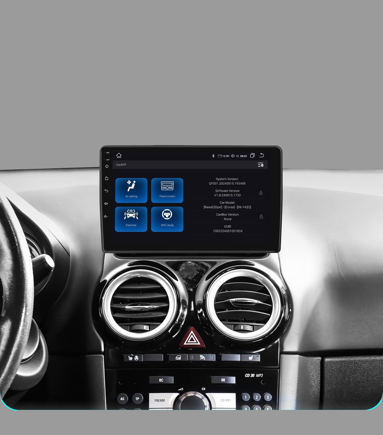 Vauxhall Corsa D 2007 - 2012 Android  9&quot; Multimedia Screen