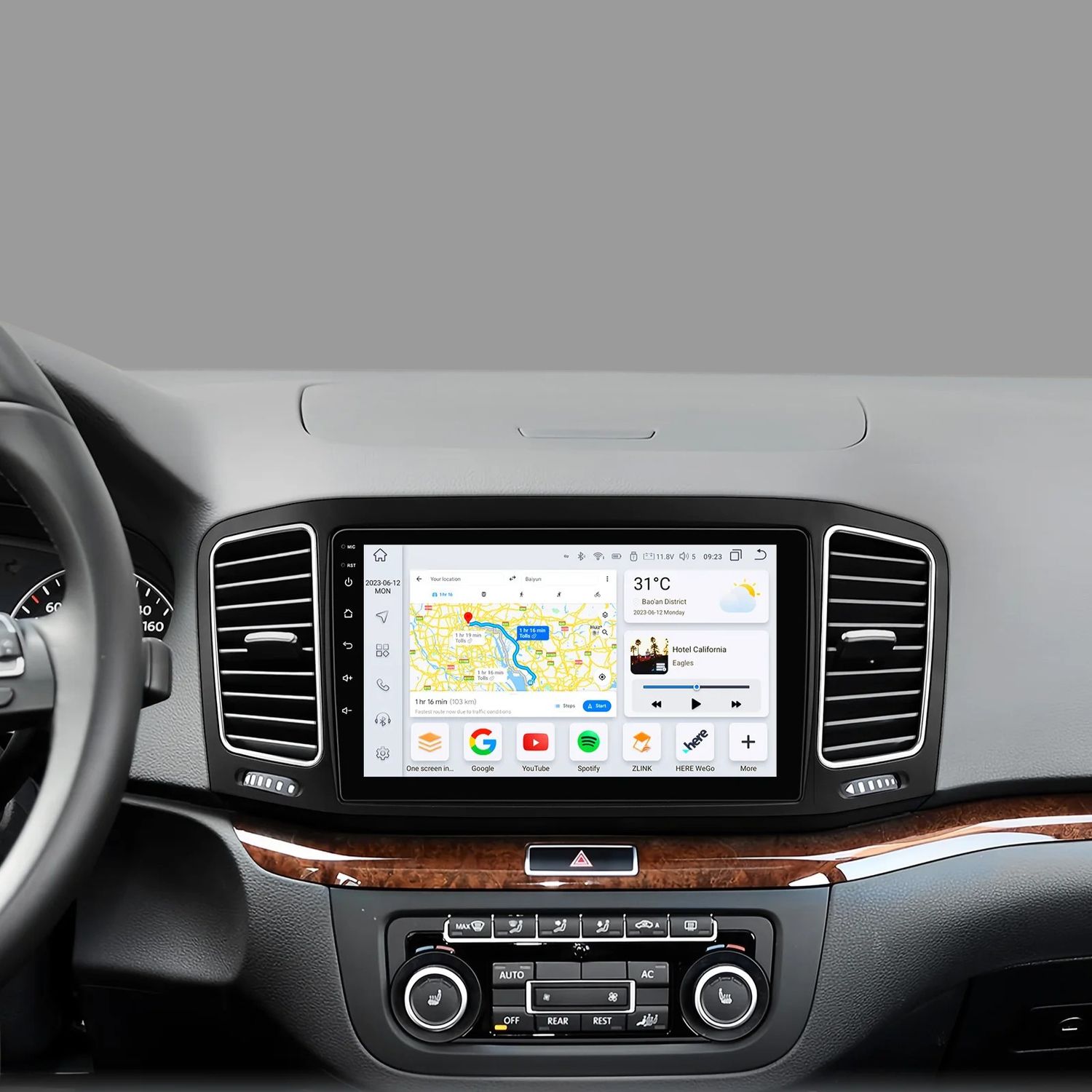 SEAT Alhambra 7N 2010-2021 Android  9" Multimedia Screen