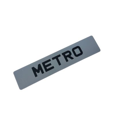 2D Metro Show Number Plate (Non-Road Legal)