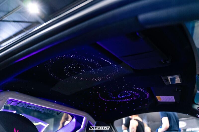 2 Tone Galaxy Animated Starlight Headliner Kit  (1800 fibers)