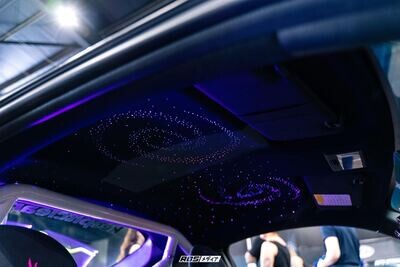 2 Tone Galaxy Animated Starlight Headliner Kit  (1800 fibers)
