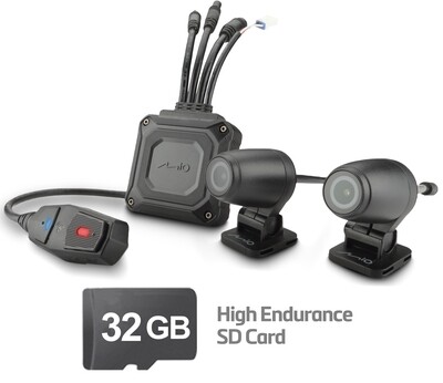 Motorbike Dash Cam Kit MIO MIVUE M760D 32GB