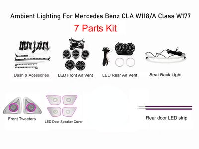 Mercedes-Benz A Class  W177 2019 -2025 Ambient Lighting kit