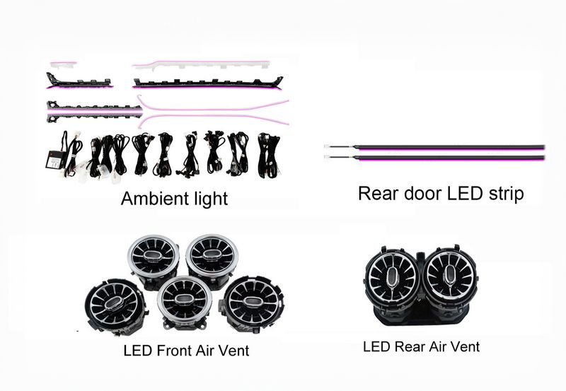 Mercedes-Benz A Class  W177 2019 -2025 Ambient Lighting kit