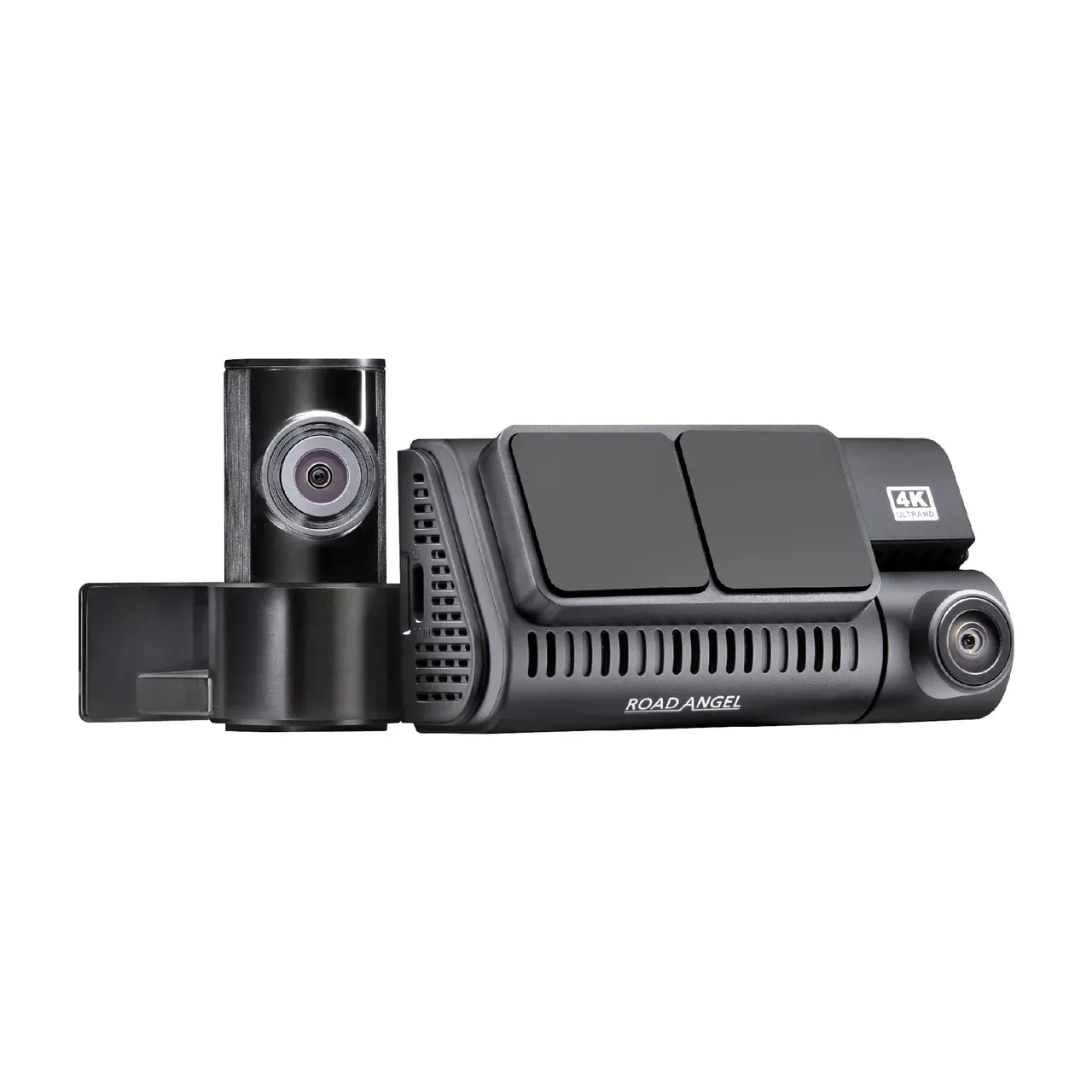 Road Angel Halo Ultima 4K Dual Dash Cam with Parking Mode &amp; Quick Release mounting