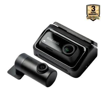 Road Angel Halo Elite 4K (2160p) &amp; 1K (1080p) Dual Dash Cam With Sony Starvis 2 Enhanced Night Vision Video Technology