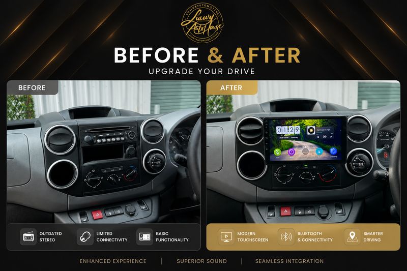 Peugeot Horizon/Partner -Citroen Berlingo  2008-2019 Media Screen Kit