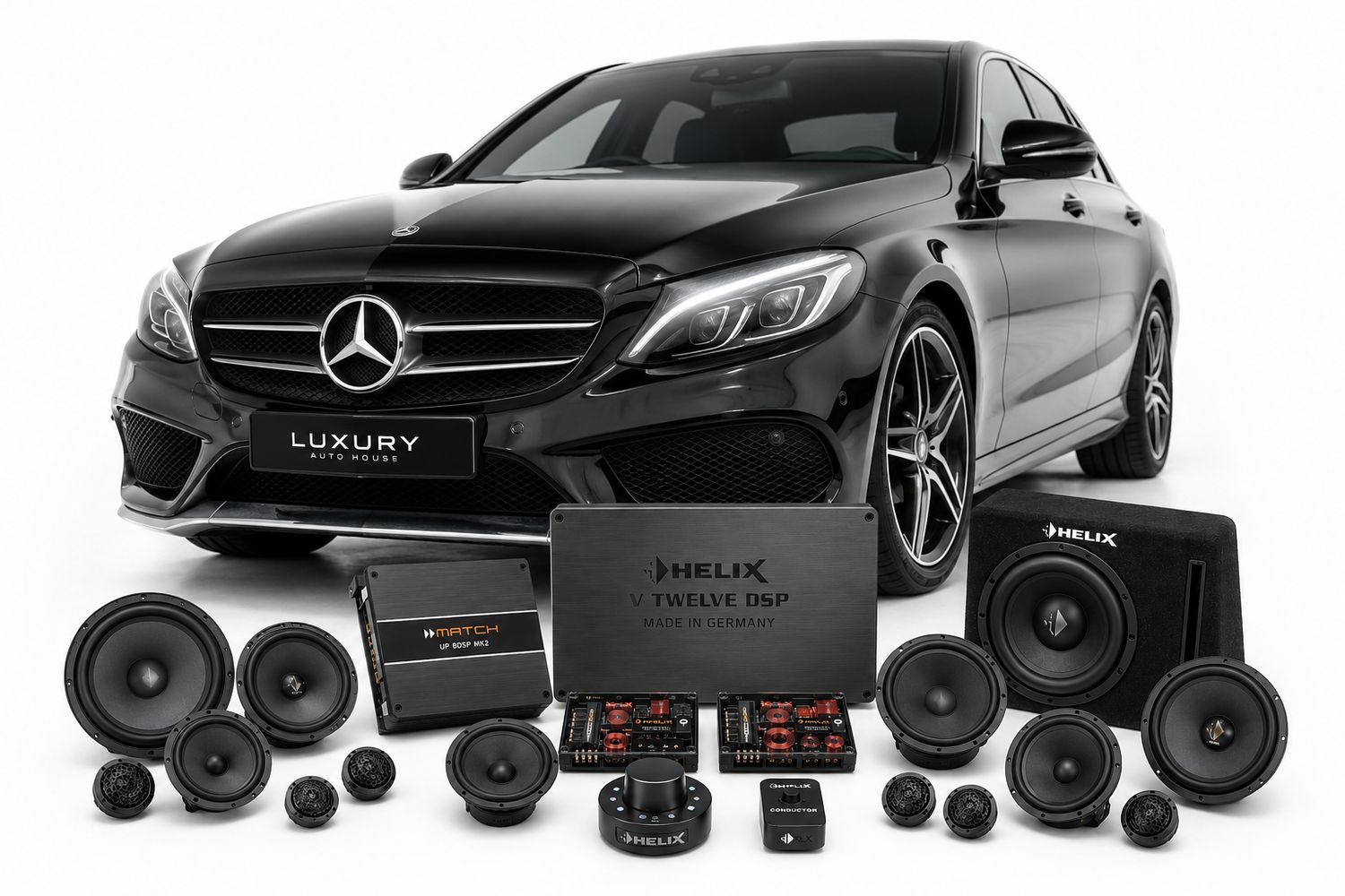Mercedes-Benz W205 C-Class, C63 (2014–2022) LAH Audio Upgrade Package