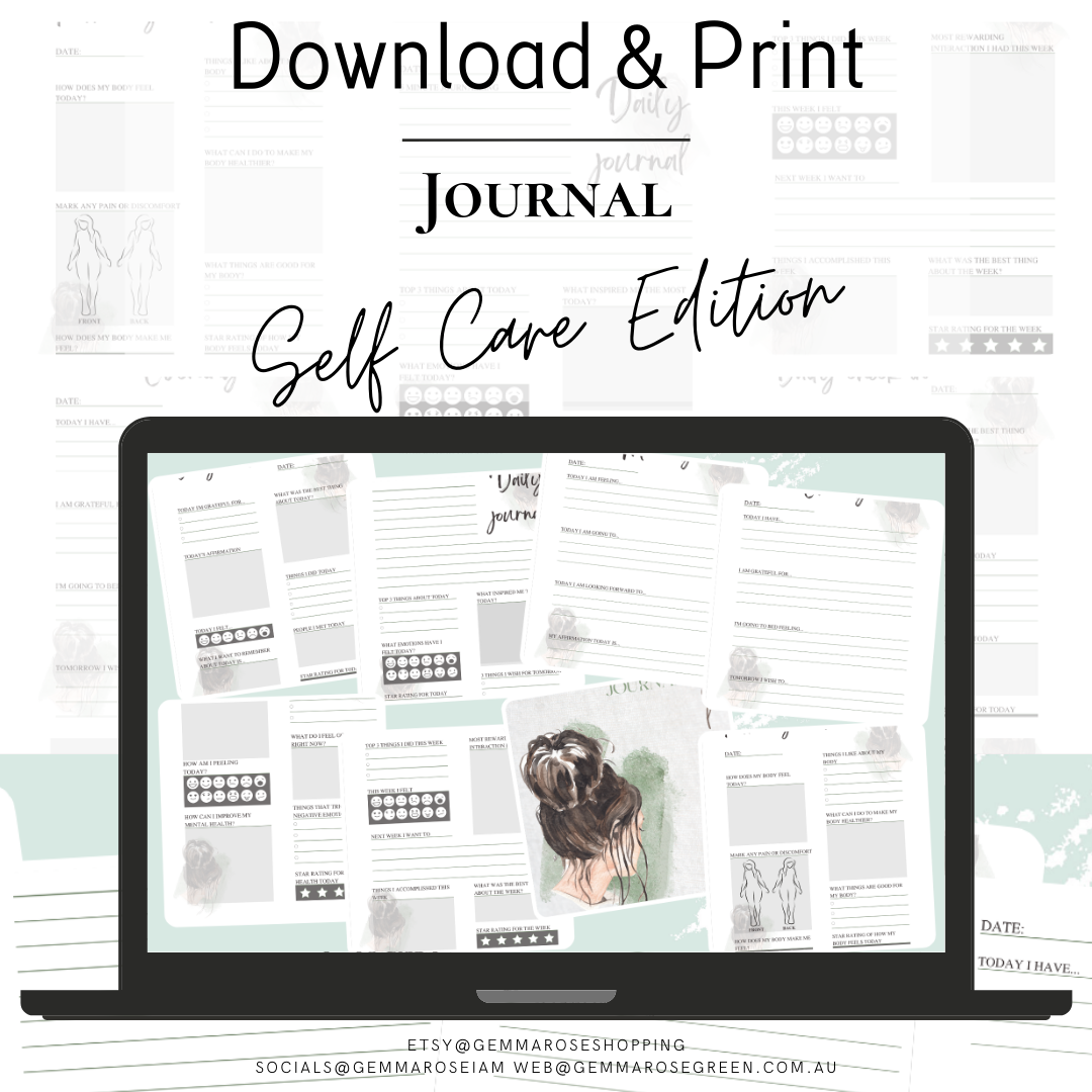 Self Care Journal - Download & Print