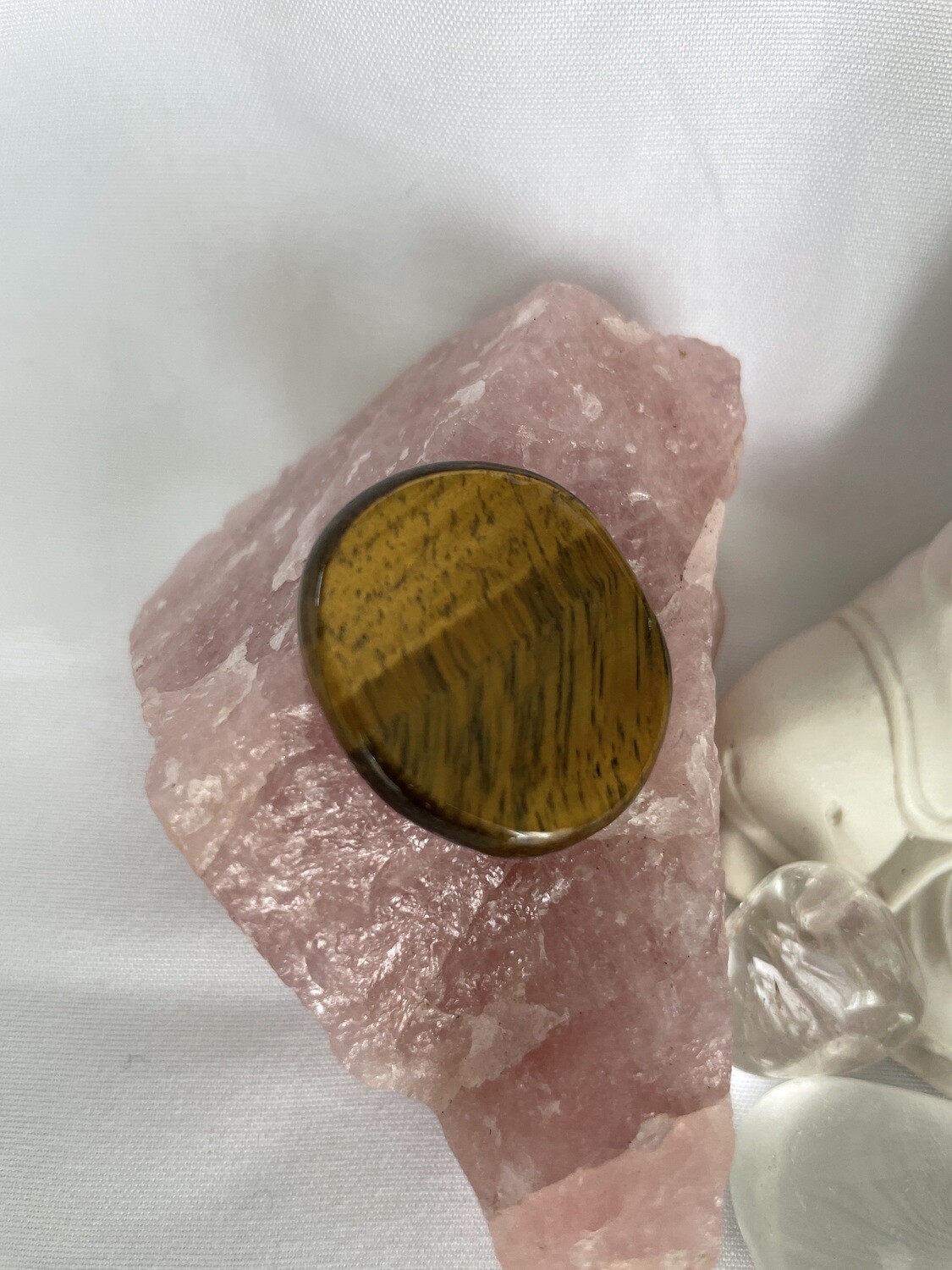 Tiger Eye Palm/Pocket Stone - C