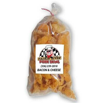 Bacon &amp; Cheese Pork Skins