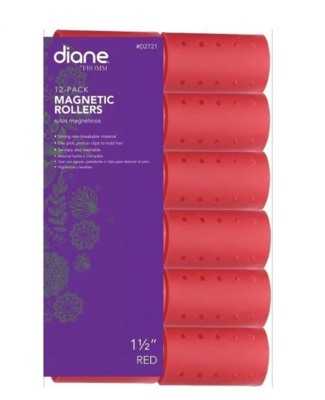 12 count magnetic rollers 1 1/2 inch: $1.59