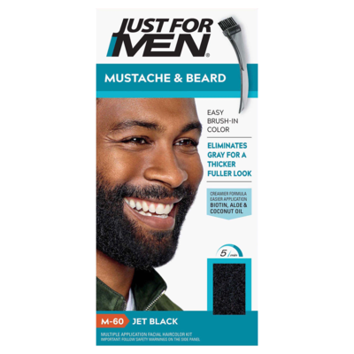 Just For Men Mustache &amp; Beard Color Jet Black M-60: $7.99